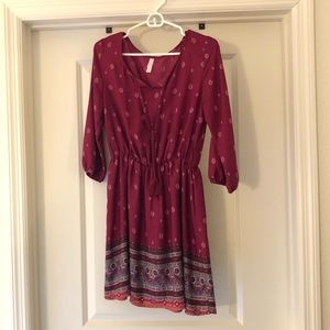 3/4 sleeve dress